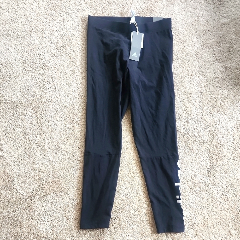 Adidas Leggings with White Logo